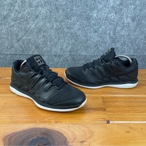 Nike Air Zoom Tennis Shoes Mens Size 10 Vapor X Black Roger Federer AA8030-010